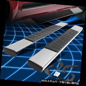 サイドステップ シルバラード/シアー07-18用6インチクロームランニングボード用ステップバー 標準左右+右 6"Chrome Running Board Step Bar For 07-18 Silverado/Sierra Standard Left+Right