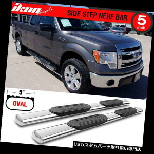 �T�C�h�X�e�b�v 09-14 F150�g���L���u5�C���`�X�e�����X�X�`�[���T�C�h�X�e�b�v�o�[�����j���O�{�[�h Fits 09-14 F150 Extended Cab 5Inch Stainless Steel Side Step Bar Running Boards �y���s�A���i�z