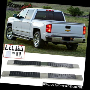 TChXebv 99-13 Silverado Ext CabTChXebvNerfo[jO{[hSSN[6C`ɃtBbg Fits 99-13 Silverado Ext Cab Side Step Nerf Bar Running Boards SS Chrome 6inch