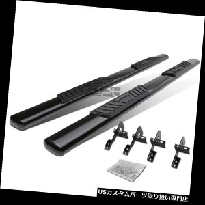 �T�C�h�X�e�b�v 09-14�t�H�[�hF150 Ext / Super Cab 5 �u���b�N�I�[�o���T�C�h�X�e�b�v�i�[�t�o�[�����j���O�{�[�h Fit 09-14 Ford F150 Ext/Super Cab 5 Black Oval Side Step Nerf Bar Running Board �y���s�A���i�z