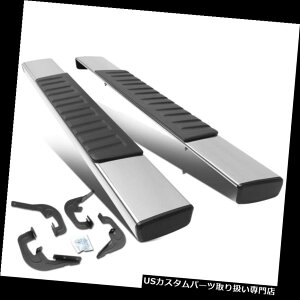 TChXebv 07-18 SILVERADO / SIER RA STANDARD LH + RHpyAN6 "Xebvo[jO{[h PAIR CHROME 6"STEP BAR RUNNING BOARDS FOR 07-18 SILVERADO/SIERRA STANDARD LH+RH