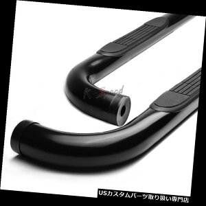 TChXebv 00-17Vo[hN[Lup3C`ubNEh{gTChTChXebvo[jO{[h 3"Black Round Bolt-on Side Step Bar Running Board for 00-17 Silverado Crew Cab