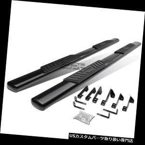 �T�C�h�X�e�b�v 01-16 Gmc�V�G���N���[�L���u5 ���ȉ~�`�T�C�h�X�e�b�v�i�[�t�o�[�����j���O�{�[�h/���[���Ƀt�B�b�g Fit 01-16 Gmc Sierra Crew Cab 5Black Oval Side Step Nerf Bar Running Board/Rail �y���s�A���i