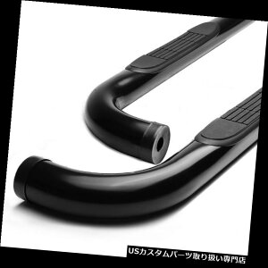 TChXebv 5-11 05-11_bW_R^Nbh/N[LupubNEhTChXebvo[/jO{[h 3"Black Round Side Step Bar/Running Board for 05-11 Dodge Dakota Quad/Crew Cab