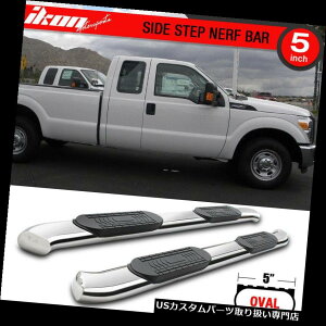 �T�C�h�X�e�b�v 99-16 F250 F350 SuperDuty�X�[�p�[�L���u5�C���`SS�X�e�����X�X�`�[���T�C�h�X�e�b�v�o�[�Ƀt�B�b�g Fits 99-16 F250 F350 SuperDuty Super Cab 5Inch SS Stainless Steel Side Steps Bar �y���s�A���i�z