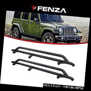 TChXebv 2007-2018W[vO[JK 4̂߂̃jO{[hNerfo[TChXebv Running Boards for 2007-2018 Jeep Wrangler JK 4 Door Nerf Bars Side Step