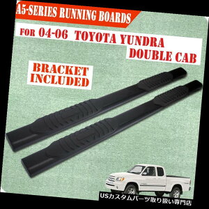 TChXebv 04-06g^ch_uLu5 "jO{[hTChXebvi[to[AubN Fit 04-06 Toyota Tundra Double Cab 5" Running Board Side Step Nerf Bar A Black