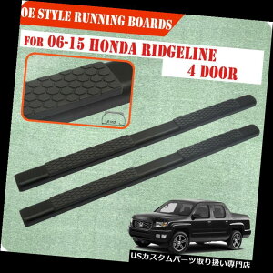 �T�C�h�X�e�b�v 06-15 Honda Ridgeline 5 Nerf�o�[�����j���O�{�[�h�T�C�h�X�e�b�v�T�C�h�o�[�u���b�NDA For 06-15 Honda Ridgeline 5 Nerf Bar Running Board Side Step Side Bar Black DA �y���s�A���i�z