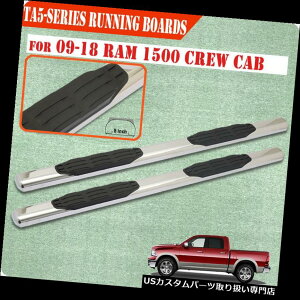 �T�C�h�X�e�b�v 09-18 Dodge Ram 1500�N���[�L���u5 Nerf�o�[�T�C�h�X�e�b�v�����j���O�{�[�hSS TA For 09-18 Dodge Ram 1500 Crew Cab 5 Nerf Bar Side Step Running Board SS TA �y���s�A���i�z