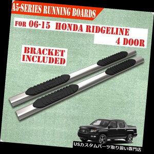 �T�C�h�X�e�b�v 06-15 Honda Ridgeline 5 Nerf�o�[�����j���O�{�[�h�T�C�h�X�e�b�v�T�C�h�o�[S / S A For 06-15 Honda Ridgeline 5 Nerf Bar Running Board Side Step Side Bar S/S A �y���s�A���i�z