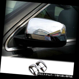 クロームカバー メッキカバー ジープグランドチェロキー2011 - 2017用ドアサイドリアビューミラークロームトリムカバー Door Side Rear View Mirror Chrome Trim Cover For Jeep Grand Cherokee 2011 - 2017