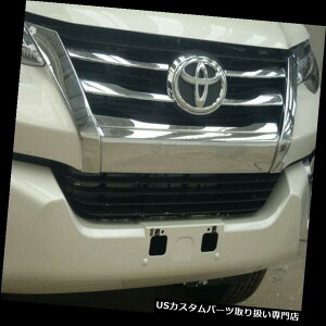 N[Jo[ bLJo[ CN[tgop[Jo[gtBbgg^tH[`i[4×2 4×4 suv 2016-2017 Line Chrome front bumper cover trim Fits toyota fortuner 4x2 4x4 suv 2016-2017