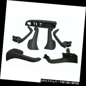 N[Jo[ bLJo[ St5 MK5 Jetta MK5̂߂7̍F̓hAnhOuJo[ 7Pcs Black Color Interior Door Handle Grab Cover For Golf 5 MK5 Jetta MK5