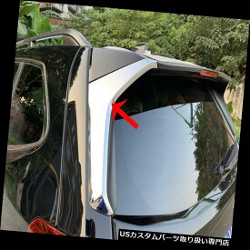 クロームカバー メッキカバー フィットスバルフォレスター2019クロームリアスポイラーウイングサイドベベル窓カバートリム fit Subaru Forester 2019 Chrome Rear Spoiler Wing Side Beveled Window Cover Trim