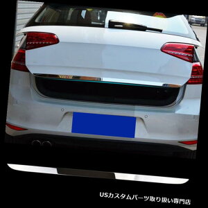 N[Jo[ bLJo[ VWSt7 MK7N[㕔gÑgNbhJo[Jo[ge[Q[gJo[ FIT FOR VW GOLF 7 MK7 CHROME REAR TRUNK BOOT DOOR LID COVER TRIM TAILGATE COVER