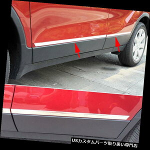 N[Jo[ bLJo[ Encore Vauxhall Mokka 2012-18pN[hATChC{fB[fBOJo[g Chrome Door Side Line Body Molding Cover Trim For Encore Vauxhall Mokka 2012-18