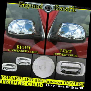 N[Jo[ bLJo[ 1999-2006 SILVERADO SIERRA RegCabN[hAnh+KX+~[ [+e[Q[gJo[ 1999-2006 SILVERADO SIERRA RegCab Chrome Door Handle+Gas+Mirror+Tailgate COVERS