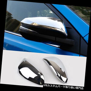 N[Jo[ bLJo[ g^RAV4 2013-2017N[TCh~[Ar[Jo[[fBOJo[gp For Toyota RAV4 2013-2017 Chrome Side Mirror Rear View Cover Molding Cover Trim