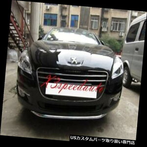 �N���[���J�o�[ ���b�L�J�o�[ �N���[���t�����g�o���p�[�J�o�[�g�����v�W���[2011-2014 508�p Chrome Front bumper cover trim For Peugeot 2011-2014 508