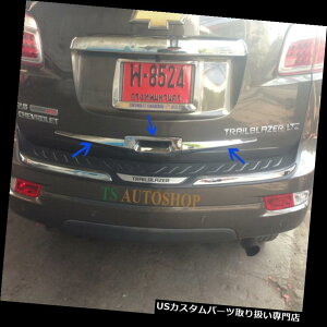 �N���[���J�o�[ ���b�L�J�o�[ �V�����V�{���[�E�g���C���u���C�U�[2012 Suv V3�p�N���[���e�[���Q�[�g�e�[���Q�[�g�A�N�Z���g�J�o�[ Chrome Tail Gate Tailgate Accent Cover For New Chevrolet Trailblazer 2012 Suv
