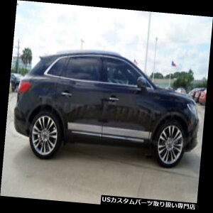 N[Jo[ bLJo[ 2016-2018J[MKXN[bJ[pl{fBTCh[fBOg3 3/4 "6Pc 2016-2018 Lincoln MKX Chrome Rocker Panel Body Side Molding Trim 3 3/4" 6Pc