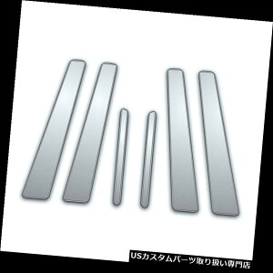 N[Jo[ bLJo[ 03-09g^4i[p6PcN[s[TChJo[ 6Pc Chrome Pillar Side Covers for 03-09 Toyota 4 Runner