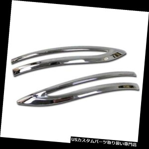N[Jo[ bLJo[ g^[t2018N[obN~[~[`Jo[gɃtBbg Fits Toyota Leaf 2018 Chrome Rearview Mirror Molding Cover Trim