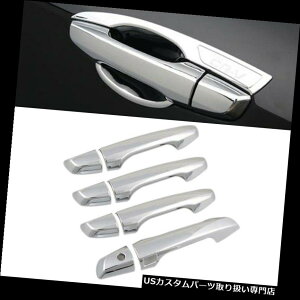 クロームカバー メッキカバー 12本のABSクロームサイドドアハンドルカバートリム用ホンダCRV CR-V 2017 2018 12pcs ABS Chrome Side Door Handle Cover Trim For Honda CRV CR-V 2017 2018
