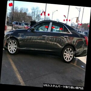 クロームカバー メッキカバー 2014-2019 Cadillac CTSセダン6Pcクロム柱ポストステンレス鋼トリムドア 2014-2019 Cadillac CTS Sedan 6Pc Chrome Pillar Post Stainless Steel Trim Door