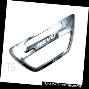 N[Jo[ bLJo[ g^nCbNXRevo Sr 5 2 4 Dr 2015 - 17N[e[Q[gnhJo[gɃtBbg Fits Toyota Hilux Revo Sr5 2 4 Dr 2015 - 17 Chrome Tailgate Handle Cover Trim