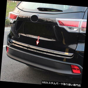 N[Jo[ bLJo[ g^N[K[2014-2018N[e[Q[ghAJo[`pAgNg Rear Trunk Trim For Toyota Kluger 2014-2018 Chrome Tail Gate Door Cover Molding