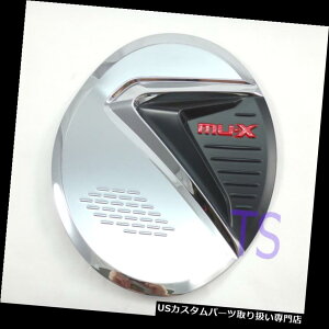 N[Jo[ bLJo[ Isuzu Mu-X Mux 4DSuv 4WDp15 16 17N[ubNd^NLbvJo[ 15 16 17 Chrome Black Fuel Oil Tank Cap Cover For Isuzu Mu-X Mux 4Door Suv 4WD