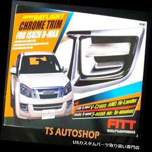 N[Jo[ bLJo[ ISUZU D-MAX DMAXptBbgNOtHOvX|bgCgJo[2014-2015gbN FITT CHROME RING FOG LAMP SPOT LIGHT COVER FOR ISUZU D-MAX DMAX 2014-2015 TRUCK