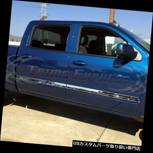�N���[���J�o�[ ���b�L�J�o�[ 2014-2018 GMC Sierra�N���[�L���u5.8 '�V���[�g�x�b�h�{�f�B�T�C�h���[���f�B���O�g����2 1/4  2014-2018 GMC Sierra Crew Cab 5.8' Short Bed Body Side Molding Trim 2 1/4 �y���s�A���i�z