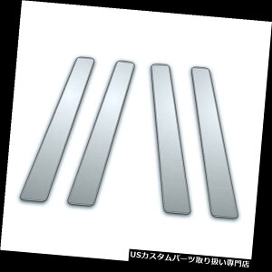 N[Jo[ bLJo[ 05-10g^X̂߂4PcN[s[TChJo[ 4Pc Chrome Pillar Side Covers for 05-10 Toyota Yaris