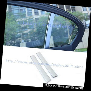 N[Jo[ bLJo[ BMW 5V[YG30 2018N[CeÃhȂCs[gJo[2{ For BMW 5 Series G30 2018 Chrome Interior Door Window C Pillar Trim Cover 2pcs