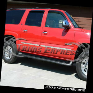 N[Jo[ bLJo[ 2007-2013 GMCVGN[^NV[tbg{fBTCh[fBOXeX|2 "4Pc 2007-2013 GMC Sierra Crew Cab Flat Body Side Molding Stainless Steel 2" 4Pc