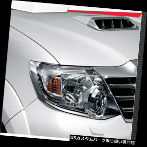 N[Jo[ bLJo[ TOYOTA FORTUNER 2011N[tgCwbhvJo[gV.2 FOR NEW TOYOTA FORTUNER 2011 CHROME FRONT LINE HEAD LIGHT LAMP COVER TRIM V.2