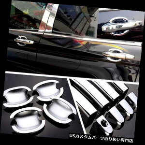 �N���[���J�o�[ ���b�L�J�o�[ �z���_CRV��HC119�̂��߂̃N�����h�A�n���h���{�E���J�o�[�J�b�v�I�[�o�[���C�g�������` Chrome Door Handle Bowl Cover Cup Overlay Trim Moulding For Honda CRV #HC119 �y���s�A���i