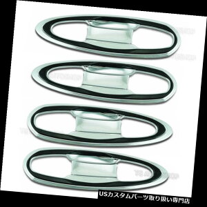 N[Jo[ bLJo[ g^Fortuner 2016 17̂߂̃NBlk 4Dr{ECT[gnhnEWOJo[g Chrome Blk 4Dr Bowl Insert Handle Housing Cover Trim For Toyota Fortuner 2016 17