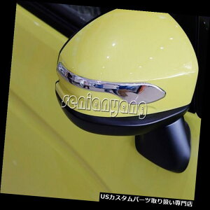 N[Jo[ bLJo[ 2015-2017Nz_tBbgABS2 PCSpN[TCh~[Jo[g Chrome Side Mirror Cover Trim for 2015-2017 Honda Fit ABS Decoration 2 PCS