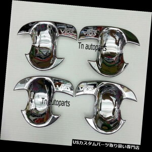 N[Jo[ bLJo[ g^SOLUNA VIOSZ_N̂߂̃N4DOOOnhnhJo[g2002-06 CHROME 4DOOR HANDLE INSERT COVER TRIM FOR TOYOTA SOLUNA VIOS SEDAN YEAR 2002-06