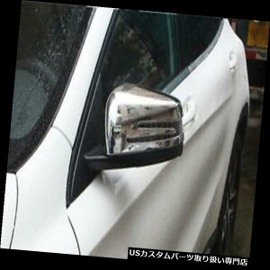 �N���[���J�o�[ ���b�L�J�o�[ �����Z�f�X�x���cGLA X156 2014 2015�̂��߂̃N���[���o�b�N�~���[�T�C�h�h�A�~���[�J�o�[�g���� Chrome Rearview Side Door Mirror Cover Trim For Mercedes Benz GLA X156 2014 2015