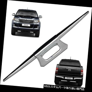 N[Jo[ bLJo[ e[Q[gANZgnhJo[gN[3s[XtBbgg^nCbNXr[S2011 - 2014 Tail Gate Accent Handle Cover Trim Chrome 3Pc Fits Toyota Hilux Vigo 2