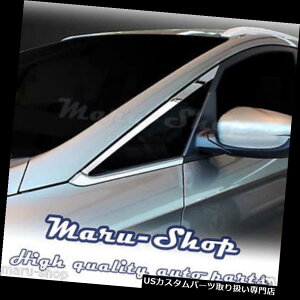 N[Jo[ bLJo[ 14+ Kia Rondo / CarenspNAs[|Xg/NH[^[KXJo[g Chrome A-Pillar Post/Quarter Glass Cover Trim for 14+ Kia Rondo/Carens