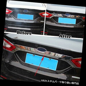 N[Jo[ bLJo[ 13-2016tH[ht[WN[AgNbhJo[ge[Q[ghA[fBO For 13-2016 Ford Fusion Chrome Rear Trunk Lid Cover Trim Tailgate Door Mold