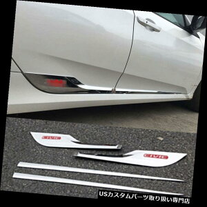 N[Jo[ bLJo[ z_VrbN4DR 16-17 ABSN[hA{fBTChgJo[`4/Zbg For HONDA CIVIC 4DR 16-17 ABS Chrome Door Body Side Trim Cover Molding 4pcs/set