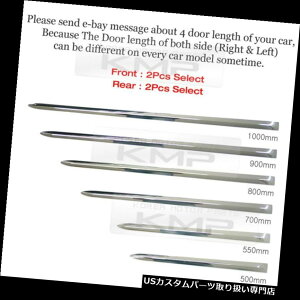 N[Jo[ bLJo[ GMCԗphACTChXJ[gVgN[Jo[[fBOK[jbV4 Door Line Side Skirt Sill Trim Chrome Cover Molding Garnish 4Pcs for GMC Car