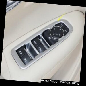 N[Jo[ bLJo[ LfbNXT 5 2016-2017NXCb`t[Jo[g Fit For Cadillac XT5 2016-2017 Chrome Windows Switch Decorate Frame Cover Trim
