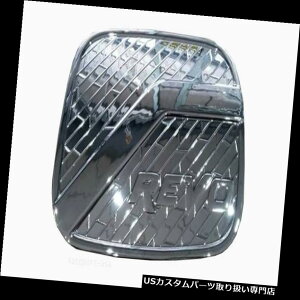 N[Jo[ bLJo[ g^nCbNX{2015-2017N[LbvR^NJo[g4hAptBbg Fit For Toyota Hilux Revo 2015-2017 Chrome Cap Fuel Tank Cover Trim 4 Door